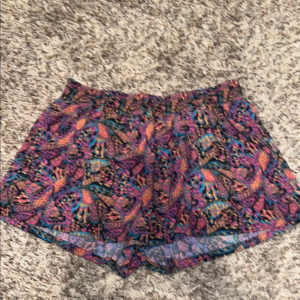 Toad&Co Pink and Orange Athletic Shorts Vibrant Design